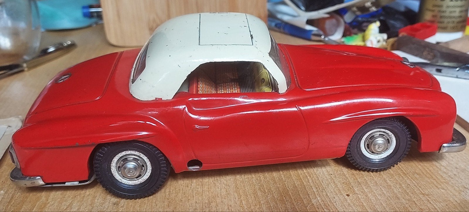 Schuco Motex 1088 - Mercedes-Benz 190 SL - Vintage (Restaura, Ophalen of Verzenden, Gebruikt, Auto, Schuco
