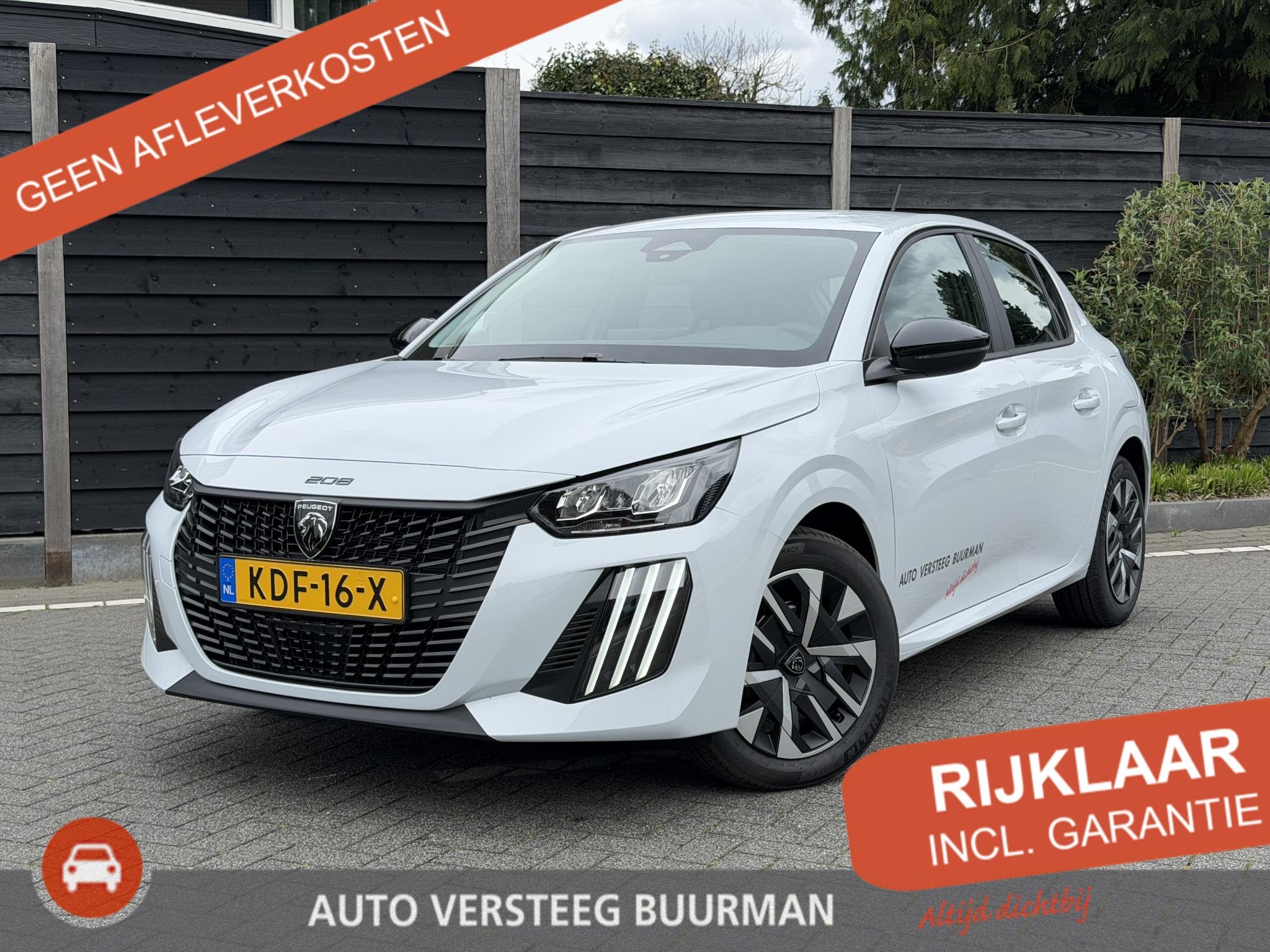 Peugeot 208 Style Hybrid 110PK e-DCS6 Automaat Parkeersensor, 12 maanden, LED verlichting, Euro 6, 1199 cc