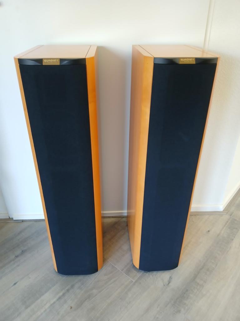 Quadral shogun prestige luidsprekers, Audio, Tv en Foto, Luidsprekers, Ophalen, 120 watt of meer, Front, Rear of Stereo speakers