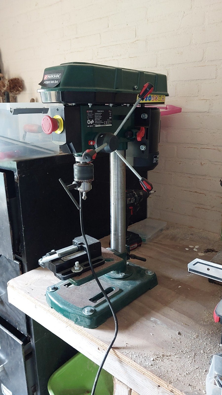 Parkside PTBM 500 D4 Kolomboormachine - Zo goed als nieuw, Ophalen, Zo goed als nieuw, 400 tot 600 watt, Kolomboormachine