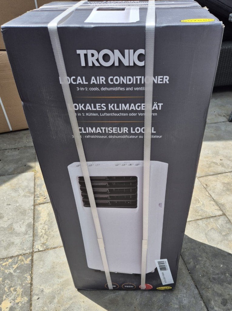 TRONIC Mobiele airco 7000 BTU (NIEUW), Ophalen, Nieuw, 3 snelheden of meer, Energieklasse A of zuiniger
