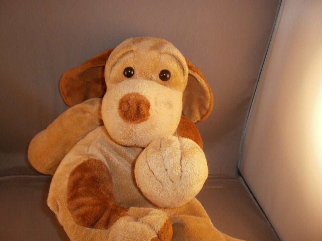 happy horse hond 2005 tweekleurig bruin velours cirkel op, Happy Horse, Wasbaar, Zo goed als nieuw, Middelgroot (20 tot 80 cm)