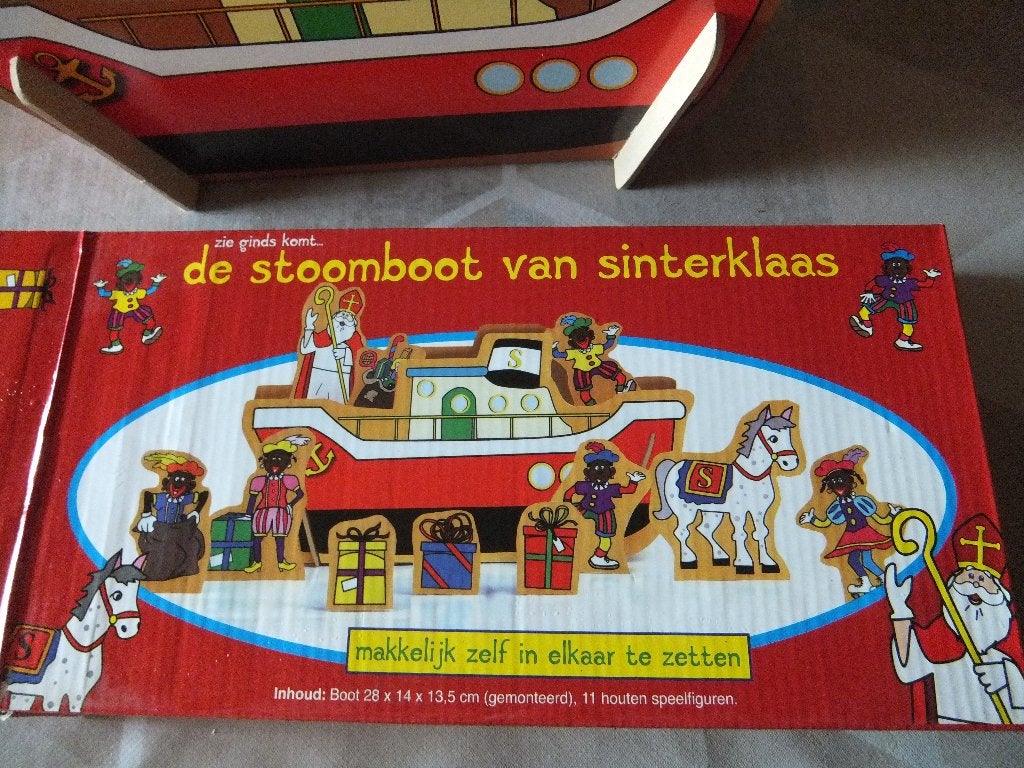 sinterklaas en pietenboot speelset, Ophalen of Verzenden, Gebruikt