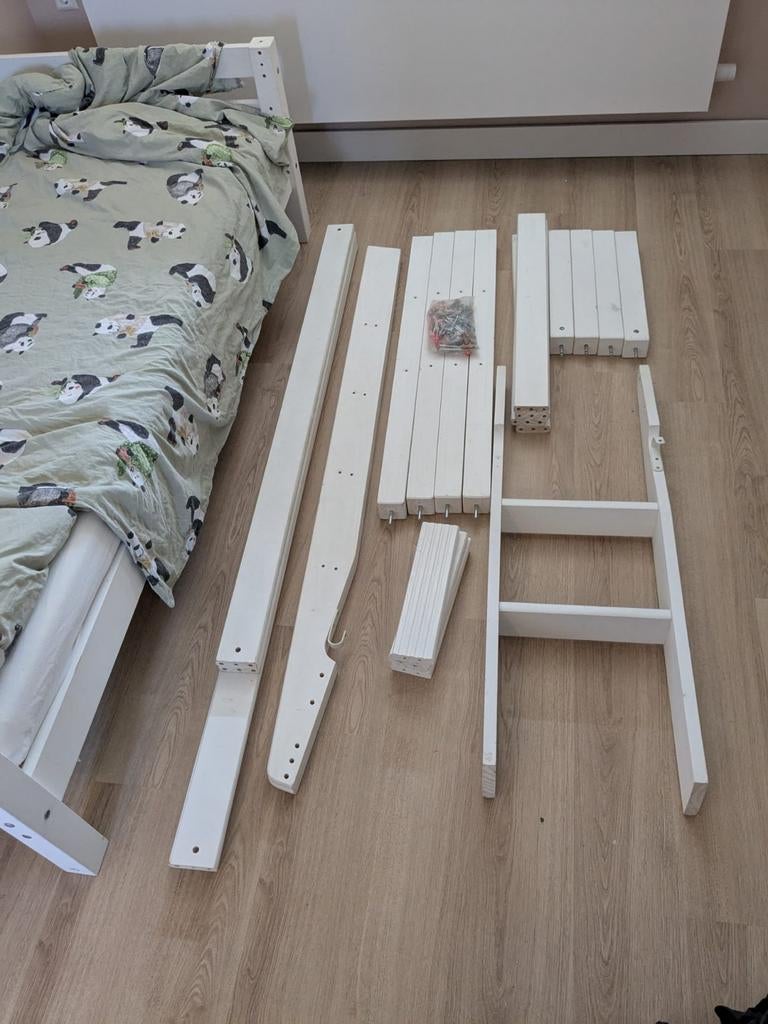 Flexa hoogslaper/mediumhoogslaper - ophoogset, Kinderen en Baby's, Ophalen, Gebruikt