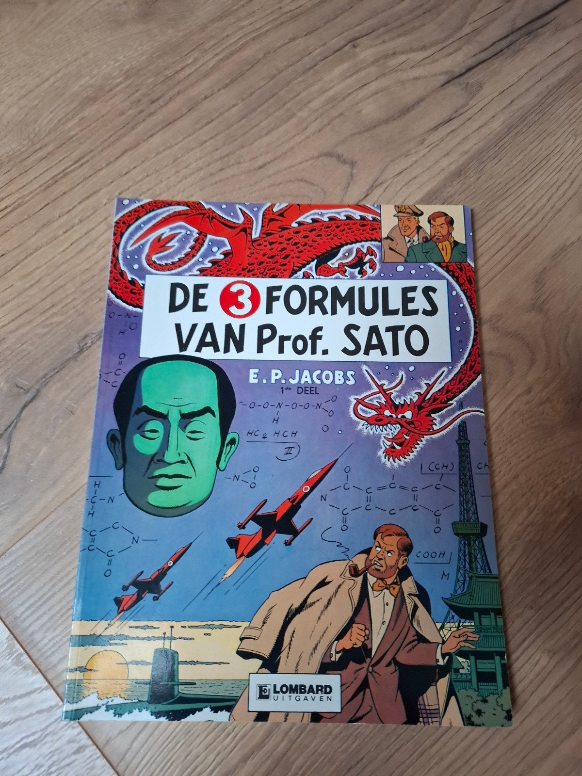 De 3 formules van Prof. Sato - E.P. Jacobs, Eén stripboek, Ophalen of Verzenden, Gelezen, E.P. Jacobs