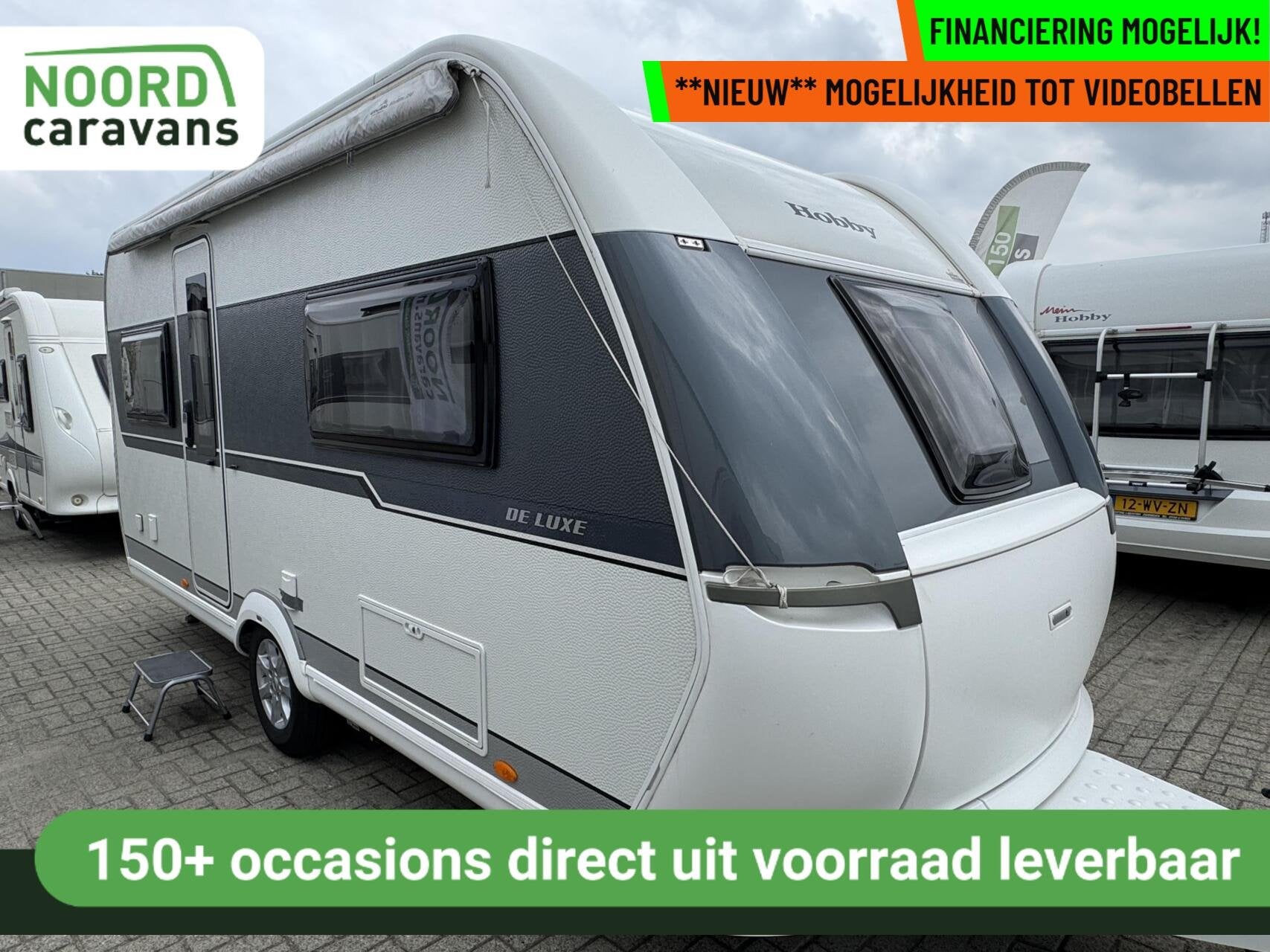 Hobby 460 UFE DE LUXE, FRANSBED, RONDZIT, MOVER, 1500 KG AS!, Caravans en Kamperen, Rondzit, Hobby, Bedrijf, Hordeur