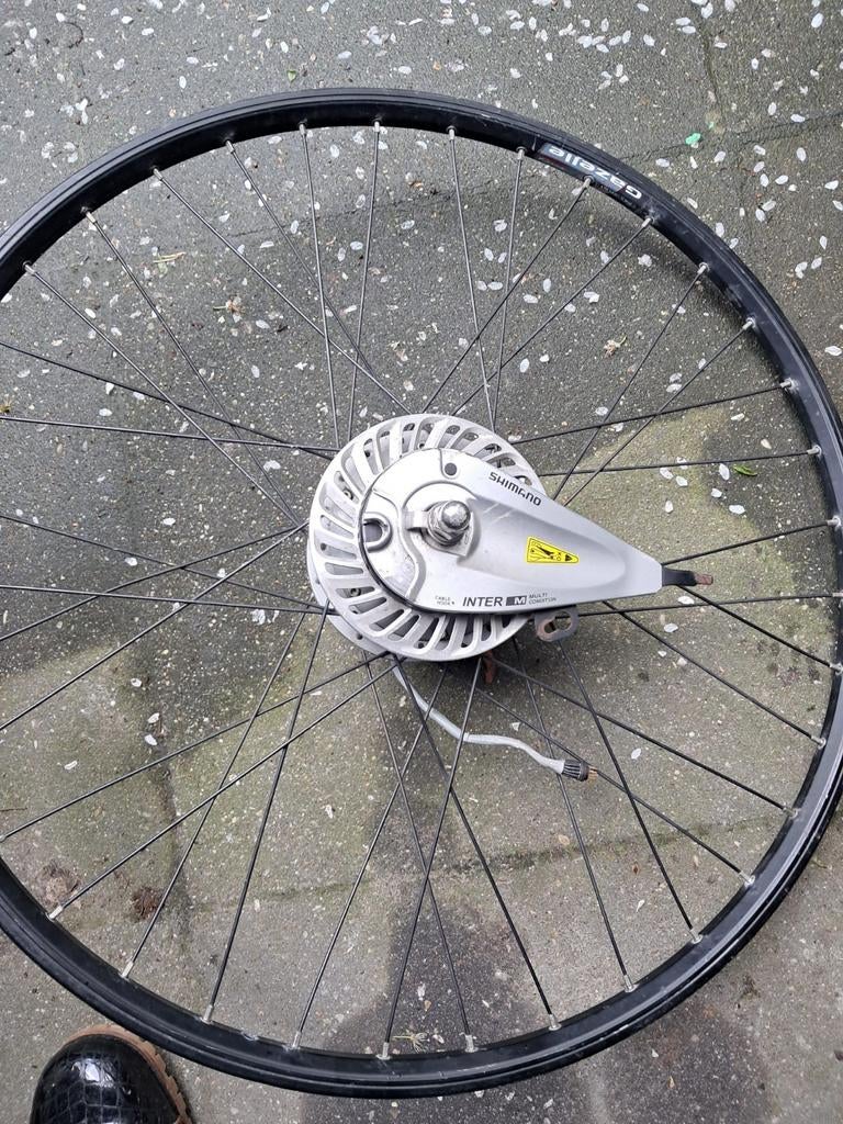 Voorwiel  met motor gazelle, Ophalen, Gebruikt, Wiel