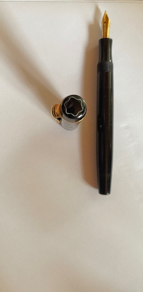 Montblanc 322 eboniet, Verzenden, Zo goed als nieuw, Vulpen, Mont Blanc