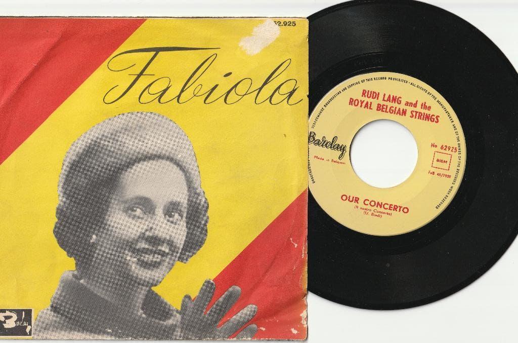 1960 Huwelijk Boudewijn en Fabiola Vinylgrammofoonplaat, Ophalen, Gebruikt, Overige typen