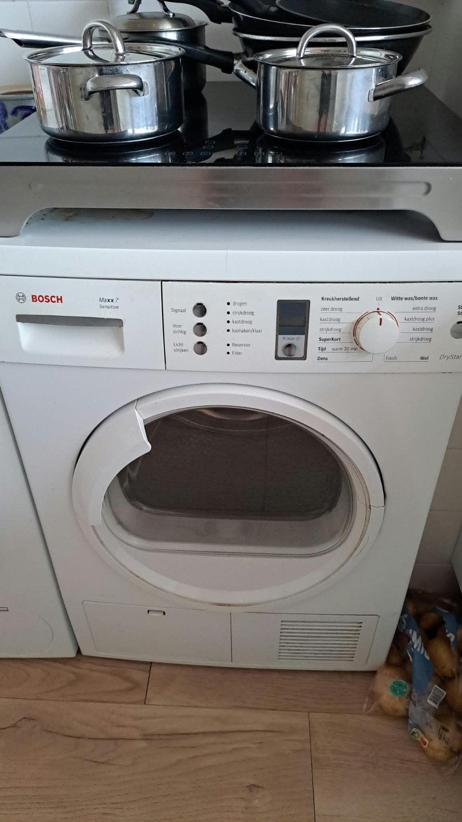 Bosch Maxx 7 DryStar LC wasdroger - Goede staat, Witgoed en Apparatuur, Wasdrogers, Ophalen, 6 tot 8 kg, Gebruikt, Anti-kreukfase