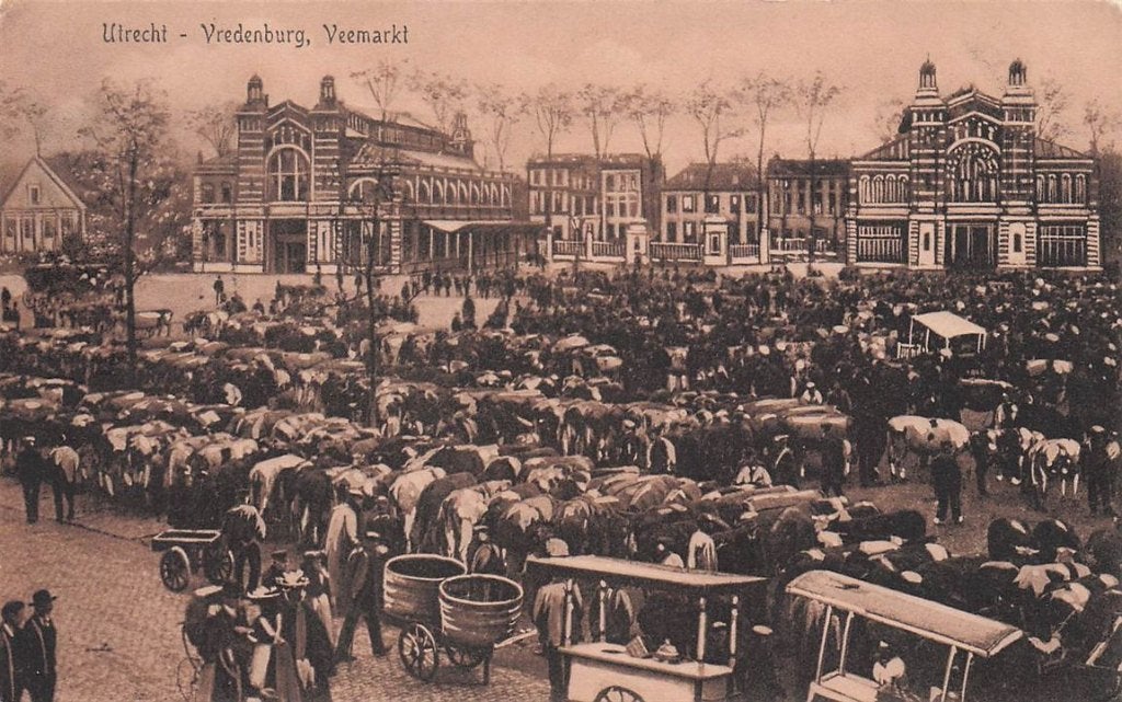 703-007-007 Utrecht Vredenburg Veemarkt, Ophalen of Verzenden, Voor 1920, Utrecht