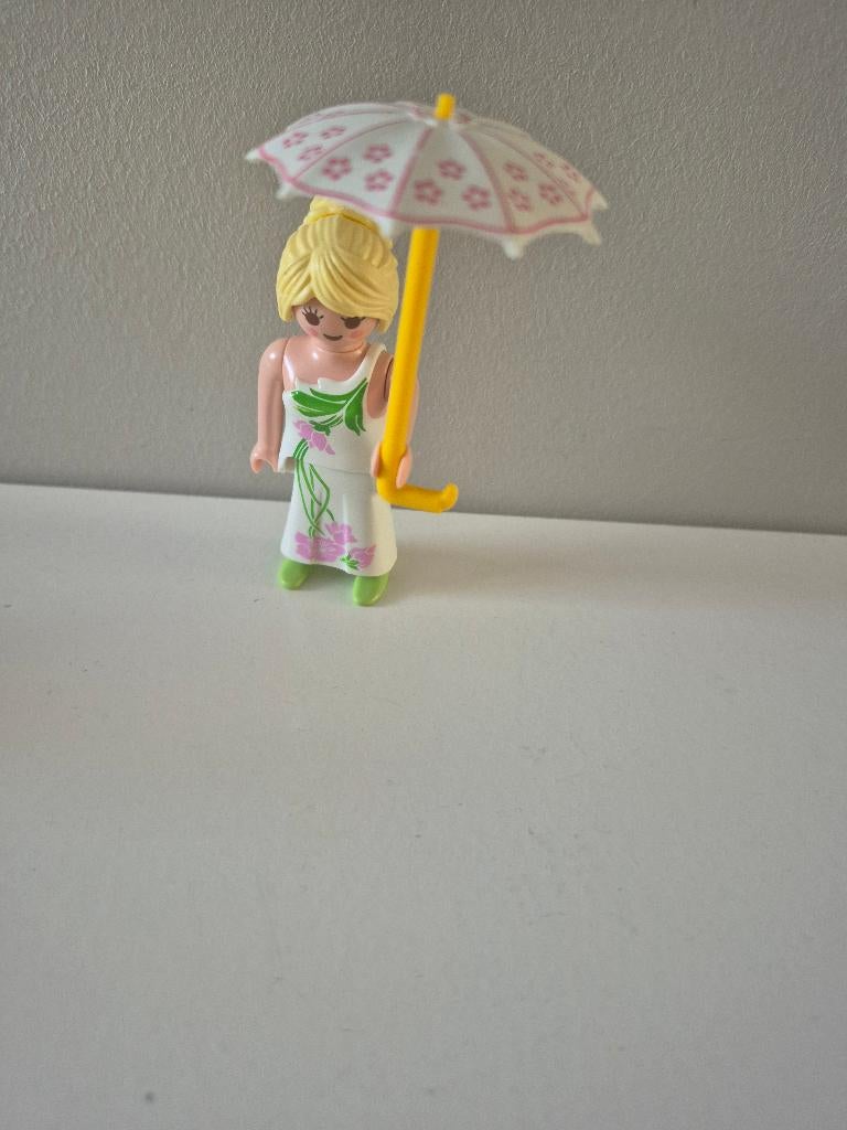 Playmobil chique dame met paraplu, Ophalen of Verzenden, Gebruikt, Complete set