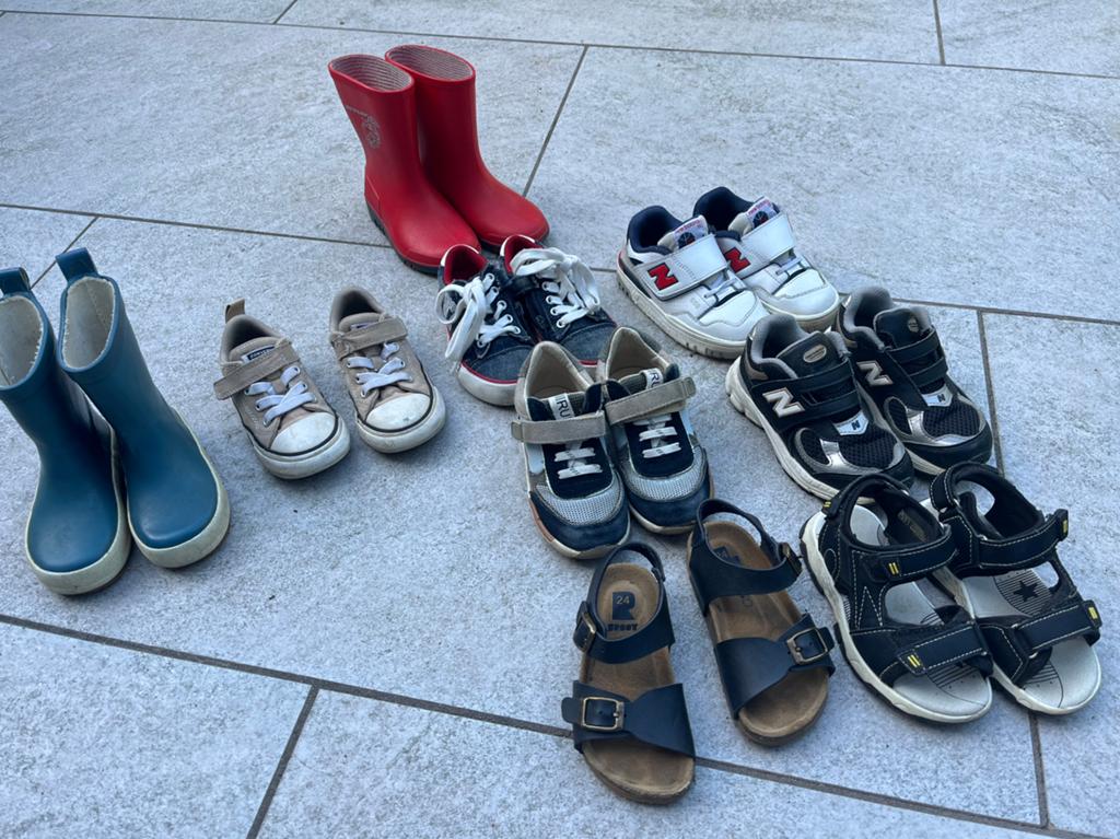 Sneakers, sandalen, laarzen maat 22, 23, 24 en 25 -los 5euro, Ophalen, Gebruikt, Jongetje of Meisje, Schoentjes