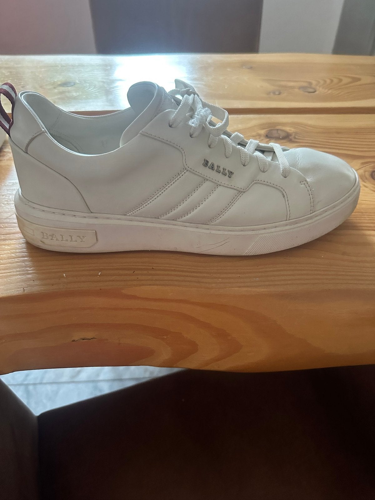 Bally Maxim Leren Sneakers Wit – Maat 45 / UK 11 (ZGAN), Kleding | Heren, Schoenen, Wit, Ophalen of Verzenden, Sneakers of Gympen