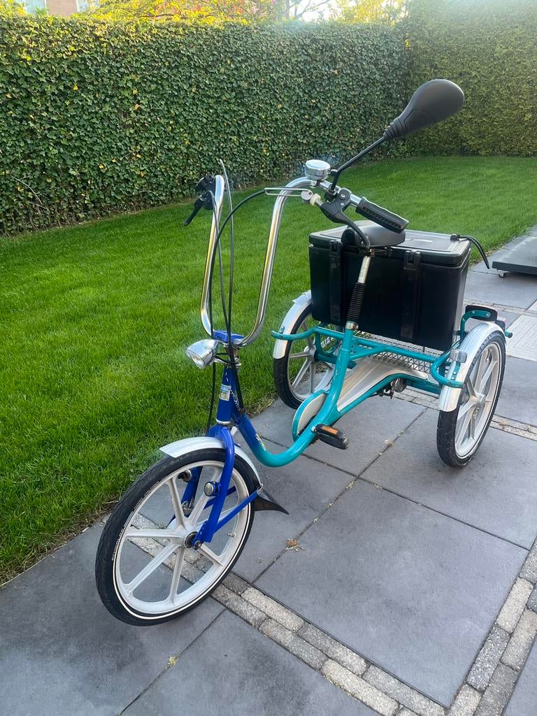 Unieke driewieler met opbergbox - Ideaal voor boodschappen!, Ophalen of Verzenden, Zo goed als nieuw, Velgrem