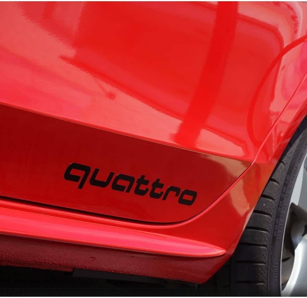 Audi quattro logo sticker, Ophalen of Verzenden