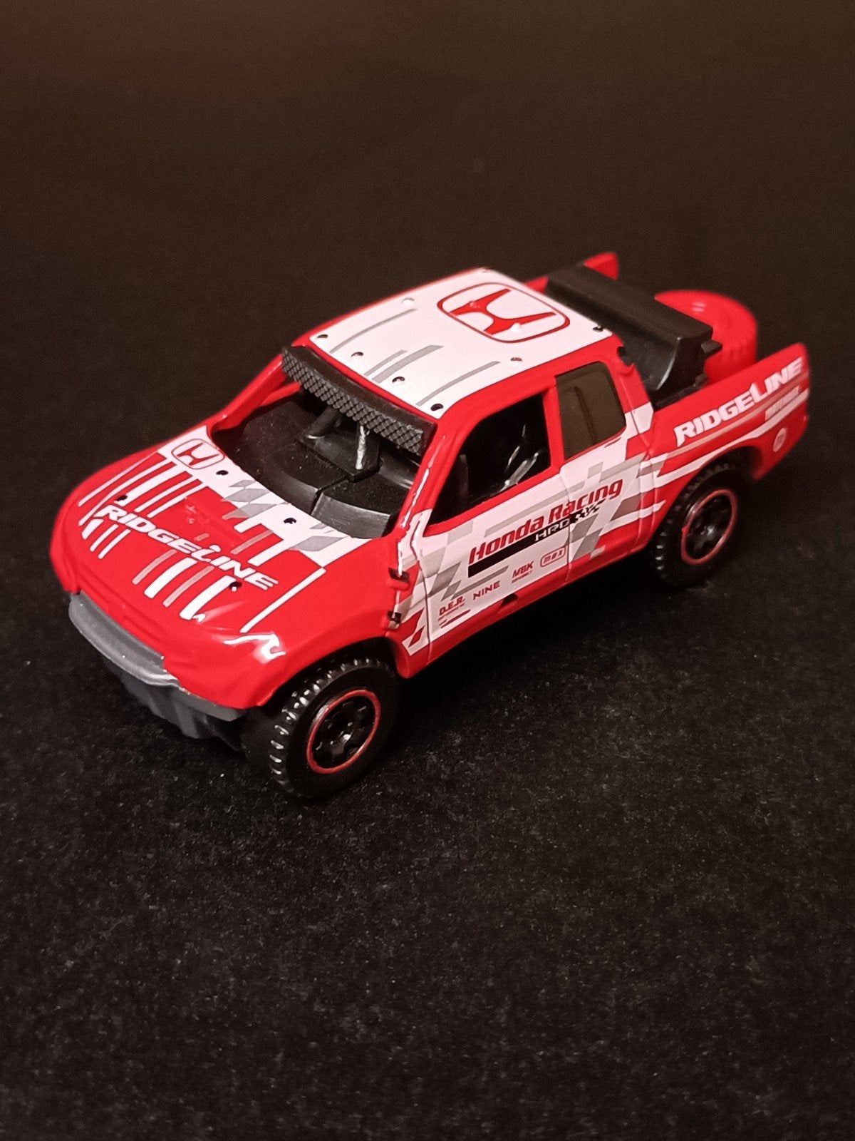 Matchbox Honda Ridgeline Race Truck - Rood/Wit, Ophalen of Verzenden, Zo goed als nieuw, Overige typen