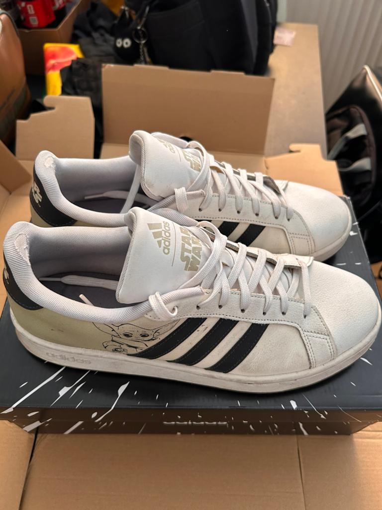Adidas Star Wars Sneakers Mandalorian Groku, Verzamelen, Ophalen of Verzenden, Gebruikt, Gebruiksvoorwerp