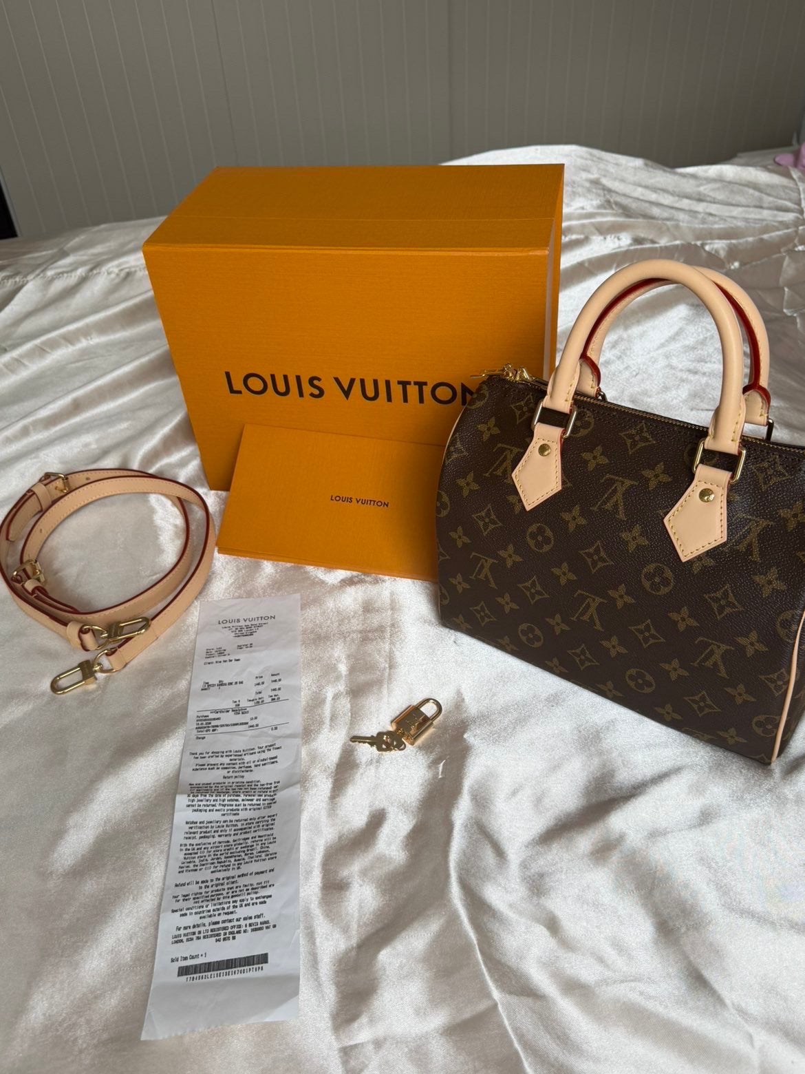 Louis Vuitton Bandouliere | orgineel met aankoopbewijs, Verzenden, Zo goed als nieuw, Bruin, Handtas