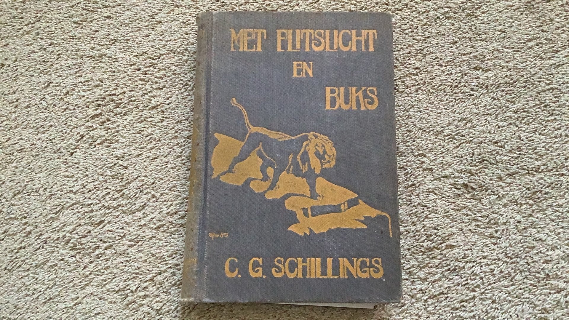 Met flitslicht en buks. C.G. Schillings. 1923., Ophalen of Verzenden