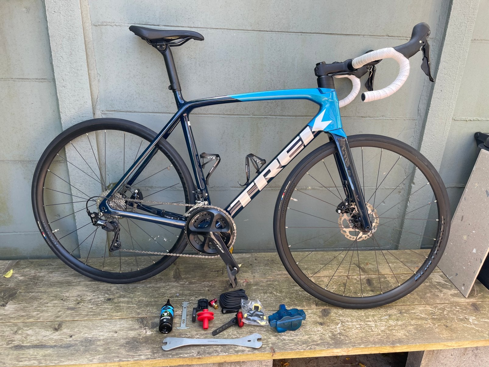 Trek emonda sl5 (56) compleet met wahoo elemnt bolt v2, Carbon, Zo goed als nieuw, Meer dan 20 versnellingen, 53 tot 57 cm