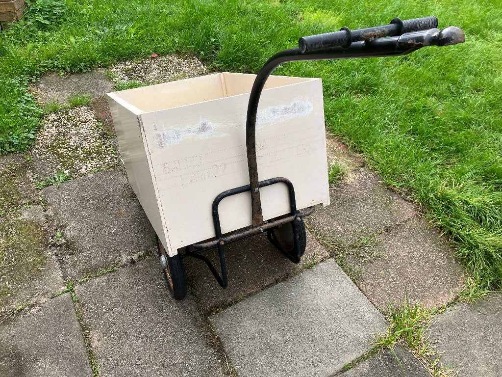 fietskar trekkar bolderkar hout kar, Fietsen en Brommers, Ophalen, Gebruikt, Aanhangfiets