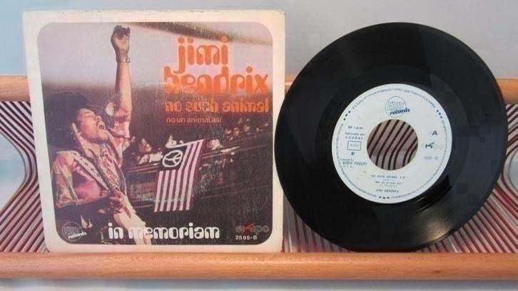 Jimi Hendrix, In Memoriam (single 7"), Gebruikt, 7 inch, Single, Ophalen of Verzenden