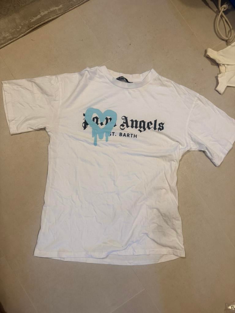 palm angels shirt, Ophalen of Verzenden, Zo goed als nieuw, Overige maten, Wit