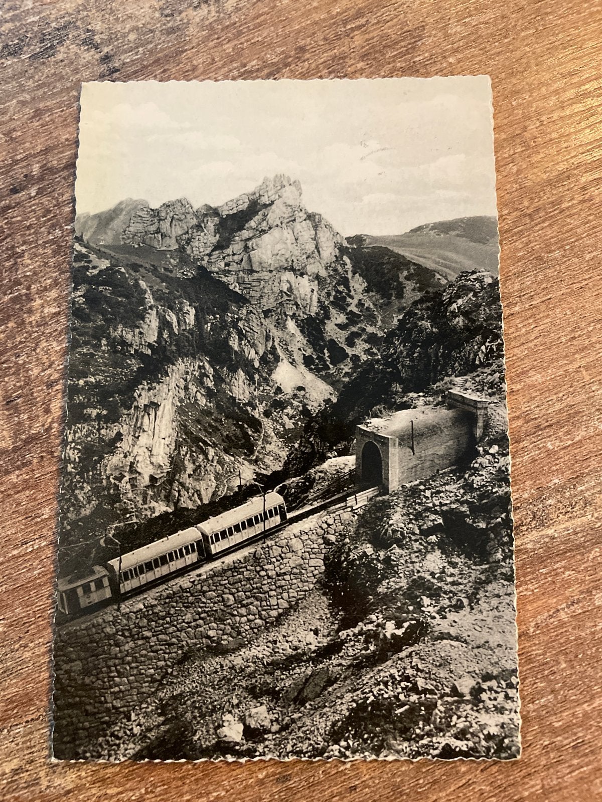 Oude ansichtkaart Wendelsteinbahn, Duitsland, Verzamelen, Ophalen of Verzenden, 1940 tot 1960, Gelopen