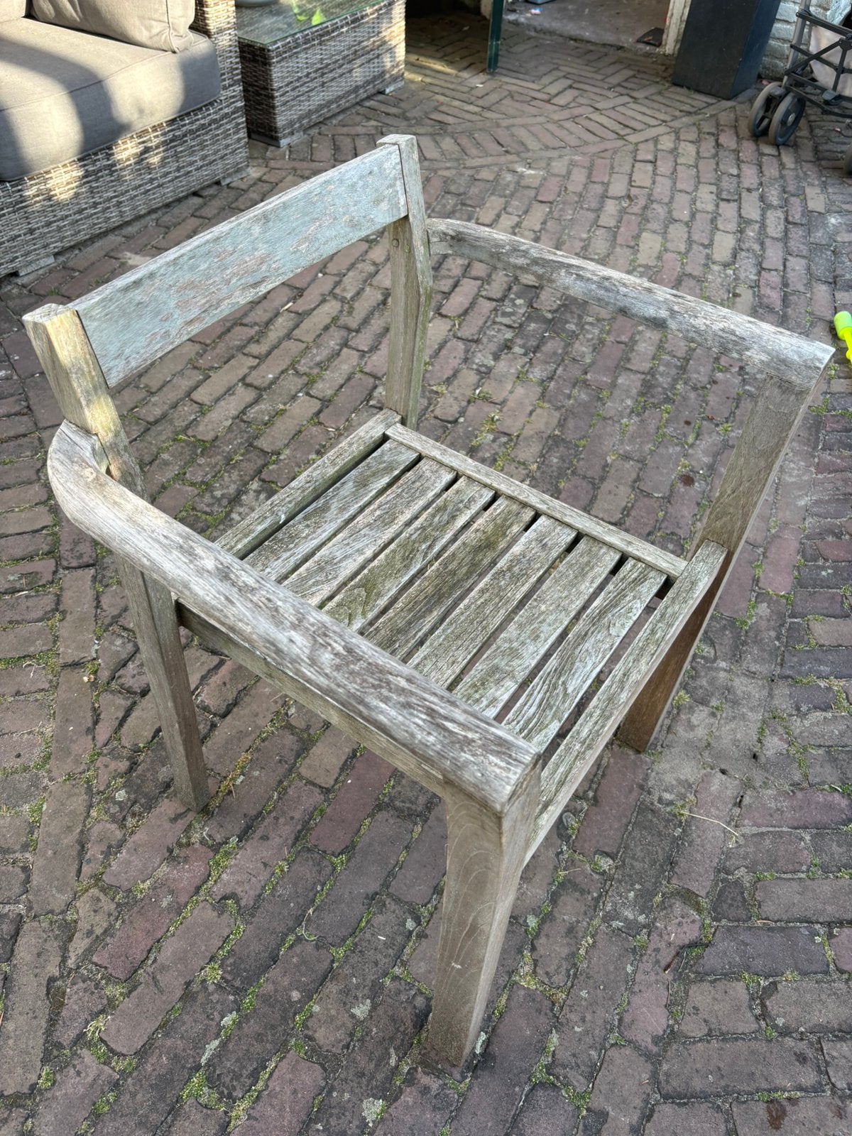 Houten tuinstoelen van NOUS (x3), Ophalen, Gebruikt, Hout