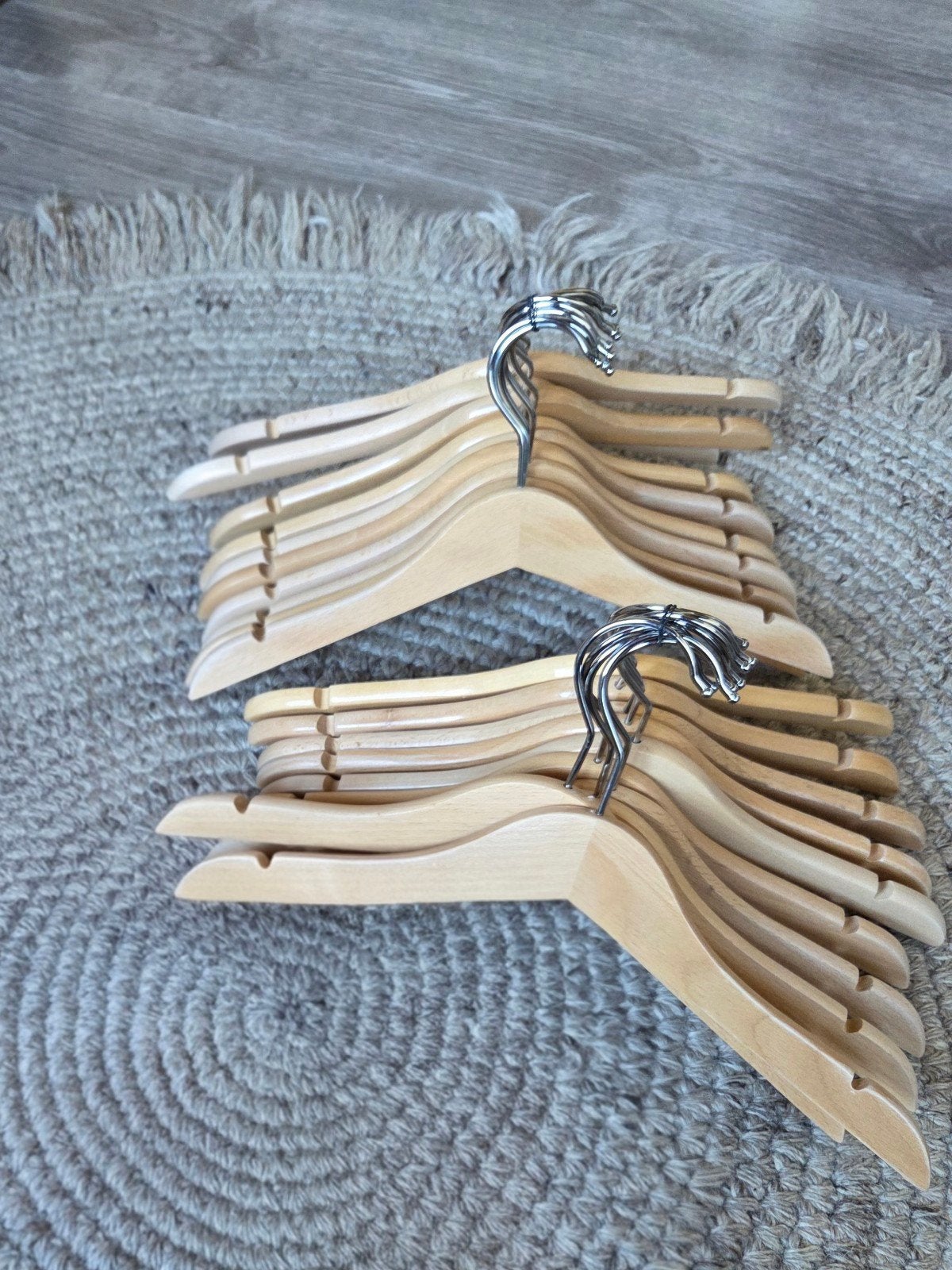 20 IKEA Hanga Kinderkledinghangers - Houten Kledinghangers, Ophalen of Verzenden, Zo goed als nieuw, IKEA