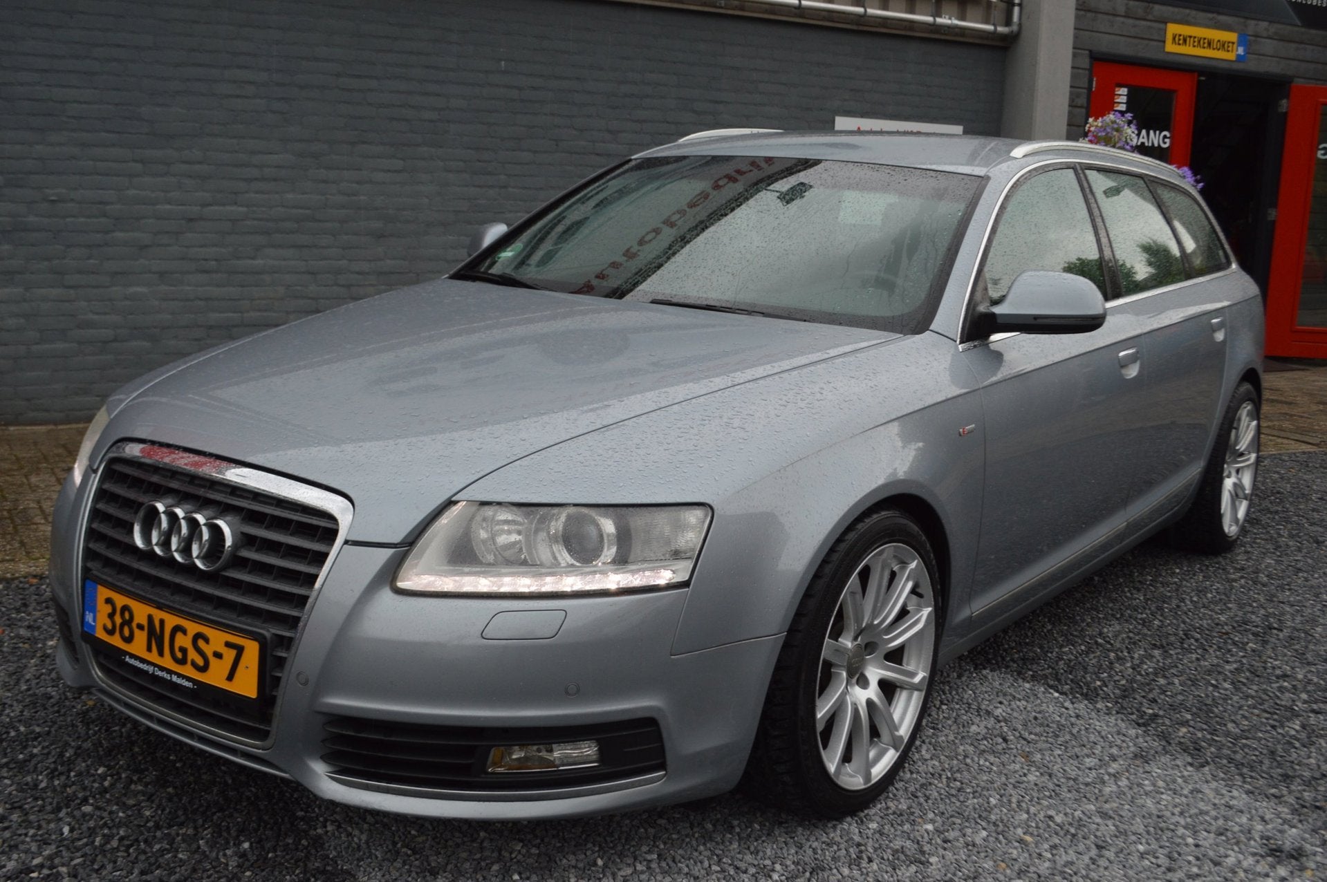 Audi A6 Avant 2.0 TFSI Automaat S-Line 3X Xenon LED Navi Lee, Auto's, Audi, Euro 5, Automatische klimaatregeling, 4 cilinders