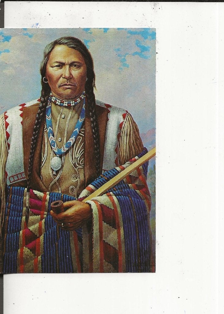 Indianen UTE-Chief Ouray sept 1963, Ophalen of Verzenden, 1960 tot 1980, Ongelopen, Overige thema's
