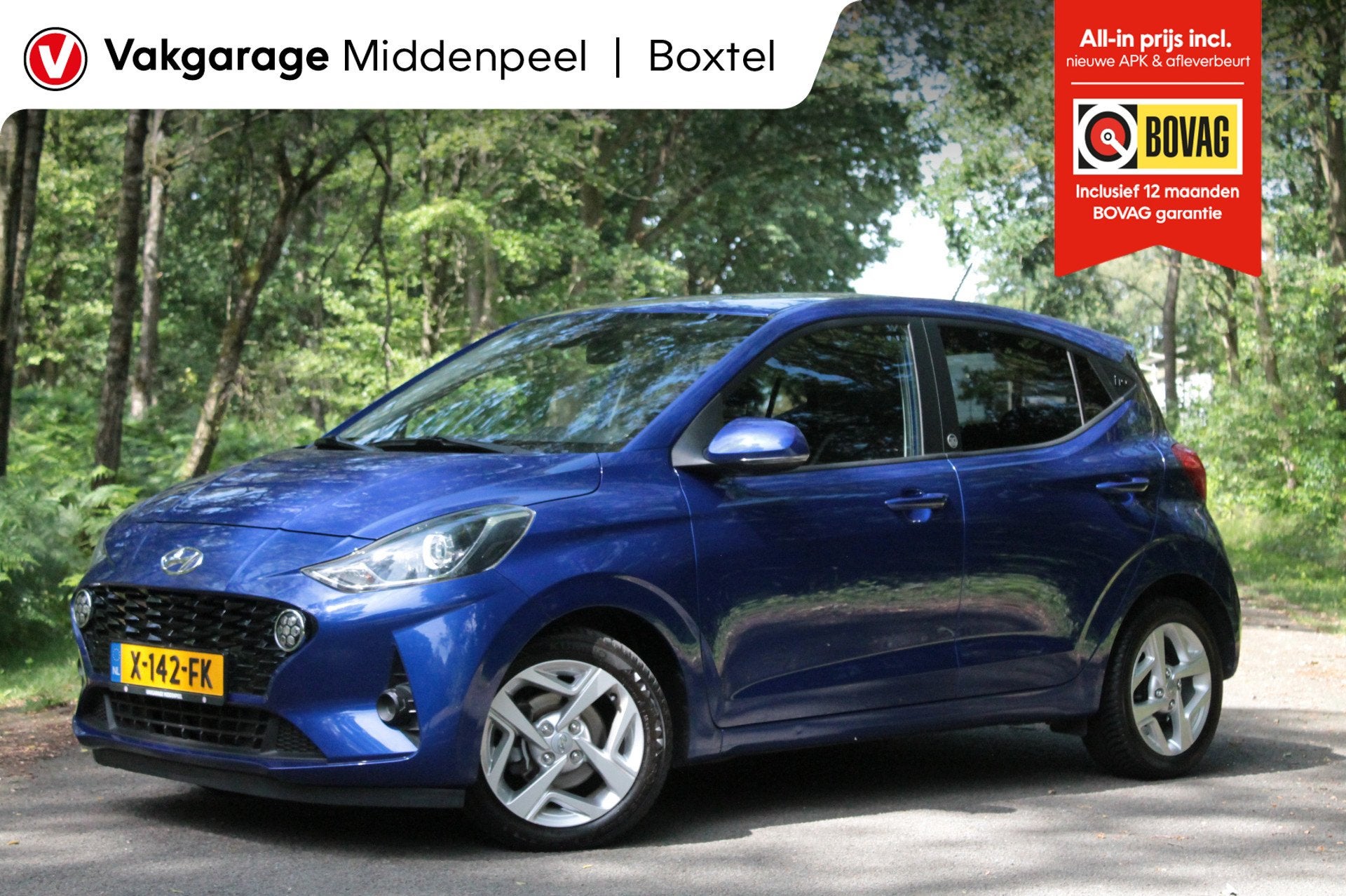 Hyundai i10 1.0 Comfort | Carplay | Cruise (bj 2022), Auto's, Voorwielaandrijving, 12 maanden, Stof, Gebruikt