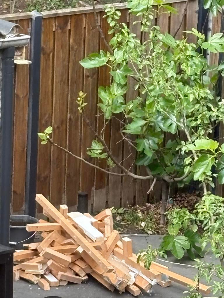 Restpartij hout met schroeven, Doe-het-zelf en Verbouw, Hout en Planken, Ophalen, Gebruikt, Minder dan 25 mm, Overige typen