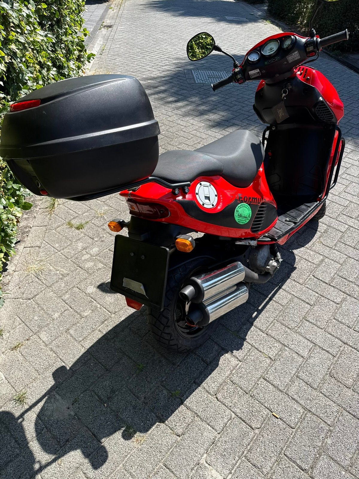 Italjet formula twin 125cc. 2t 2 cilinder. 4k km. Beugelset., Fietsen en Brommers, Ophalen of Verzenden, Zo goed als nieuw, Benzine