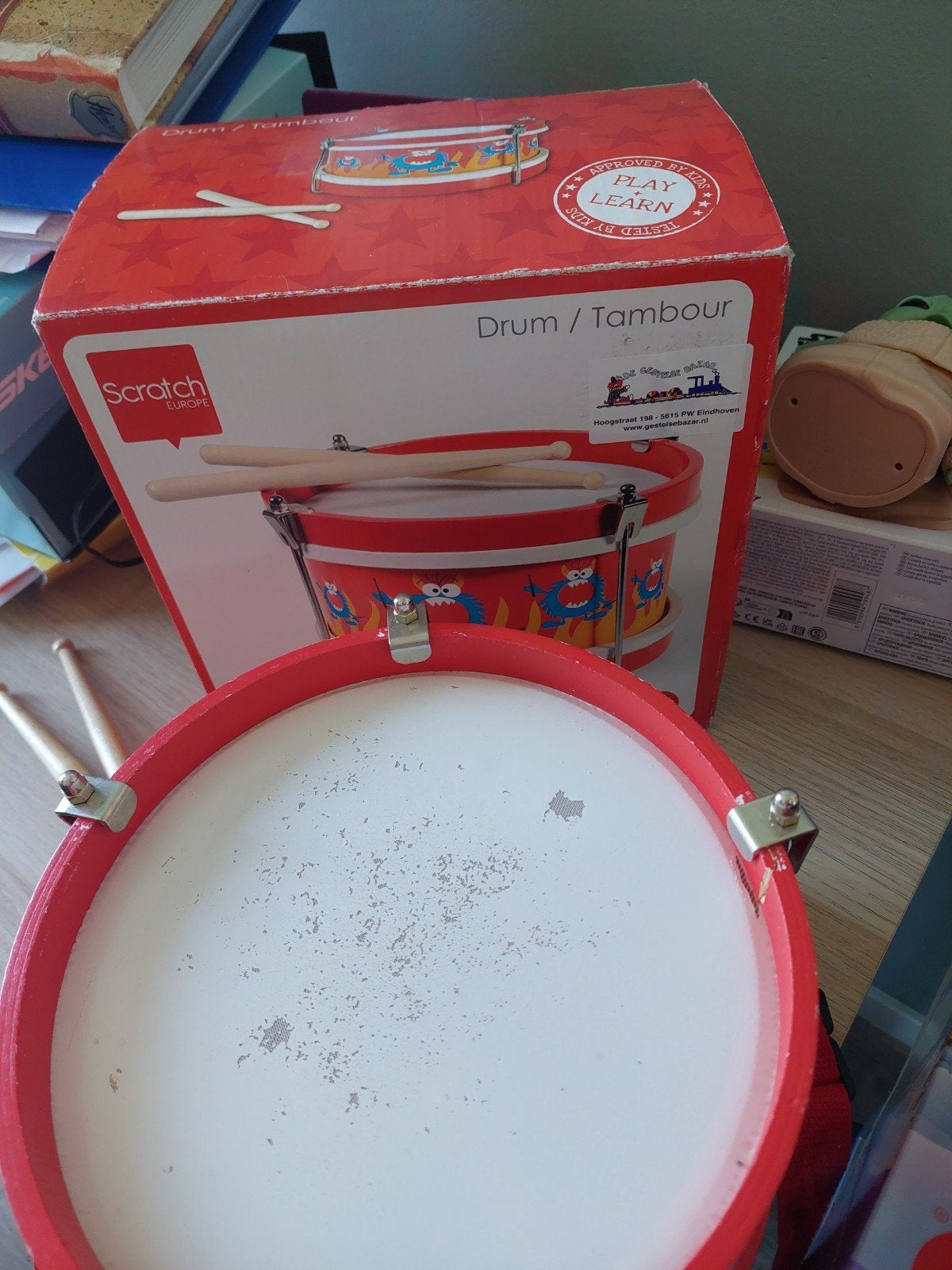 trommel voor de kleine kids!, Ophalen, Gebruikt, Overige merken