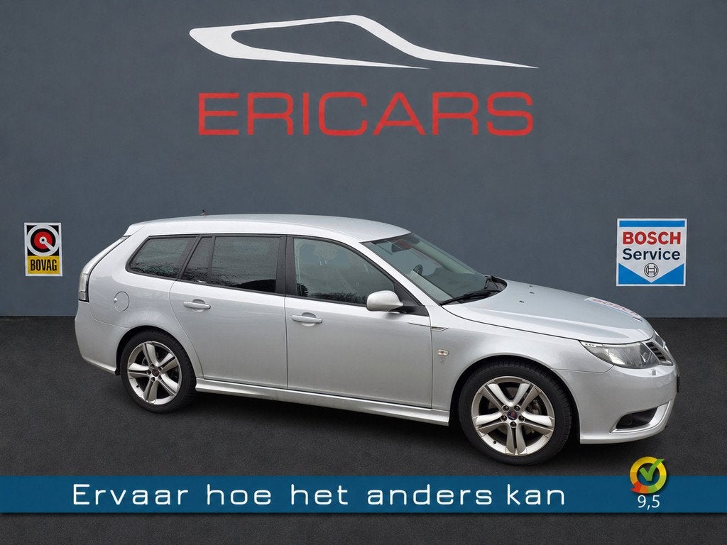Saab 9-3 Sport Estate 2.8 T V6 Aero XWD NAVI 300PK HIRSCH, Automaat, Leder, Vierwielaandrijving, Euro 4