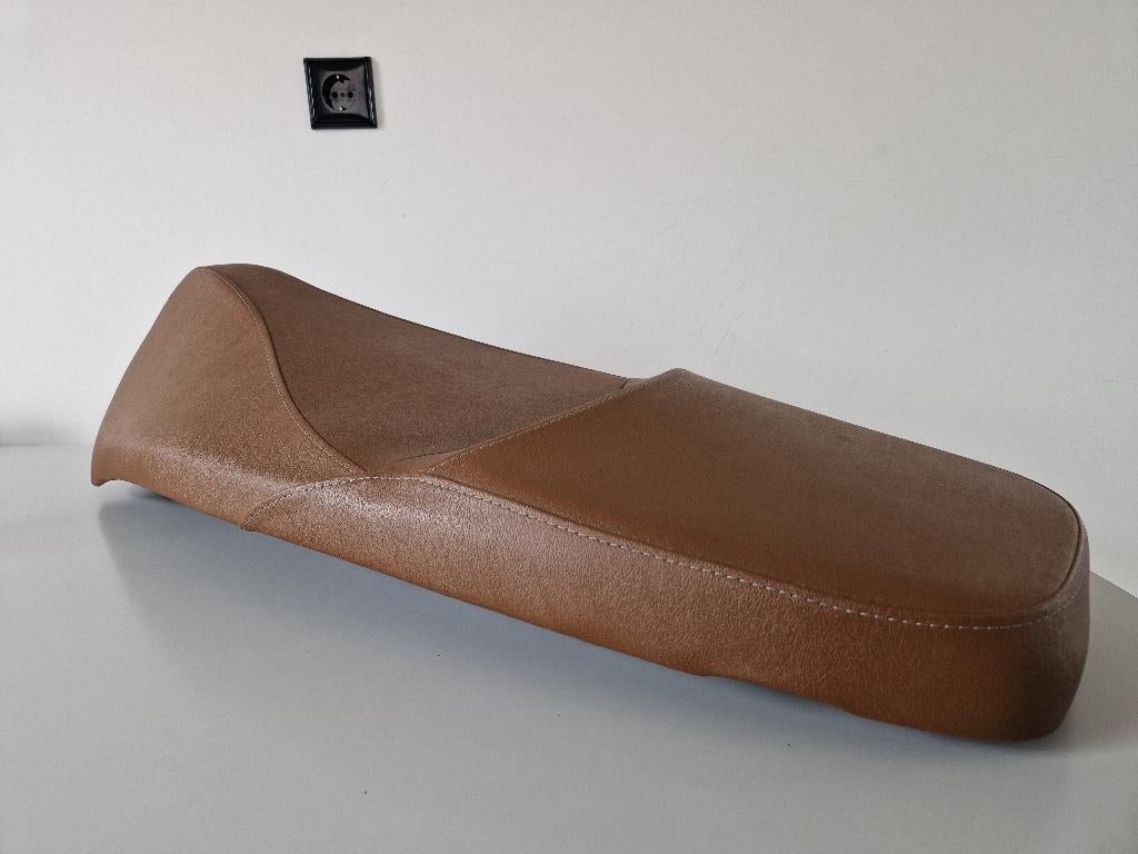 Bruin leder bekleed zadel voor kymco new people S, Ophalen, Gebruikt, Zadel, Kymco