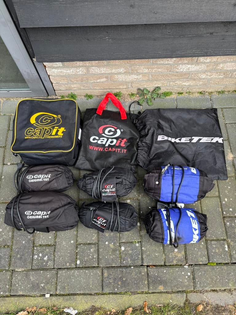3 sets motorbandenwarmers - Capit & Biketek, Motoren, Ophalen, Gebruikt