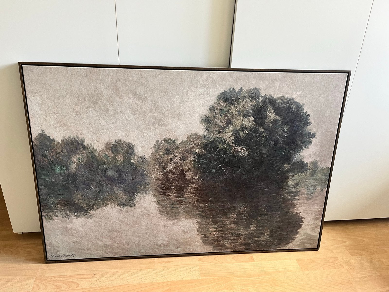 Ikea schilderij blodfläder, Ophalen, Doek, Impressionistisch, Gesigneerd