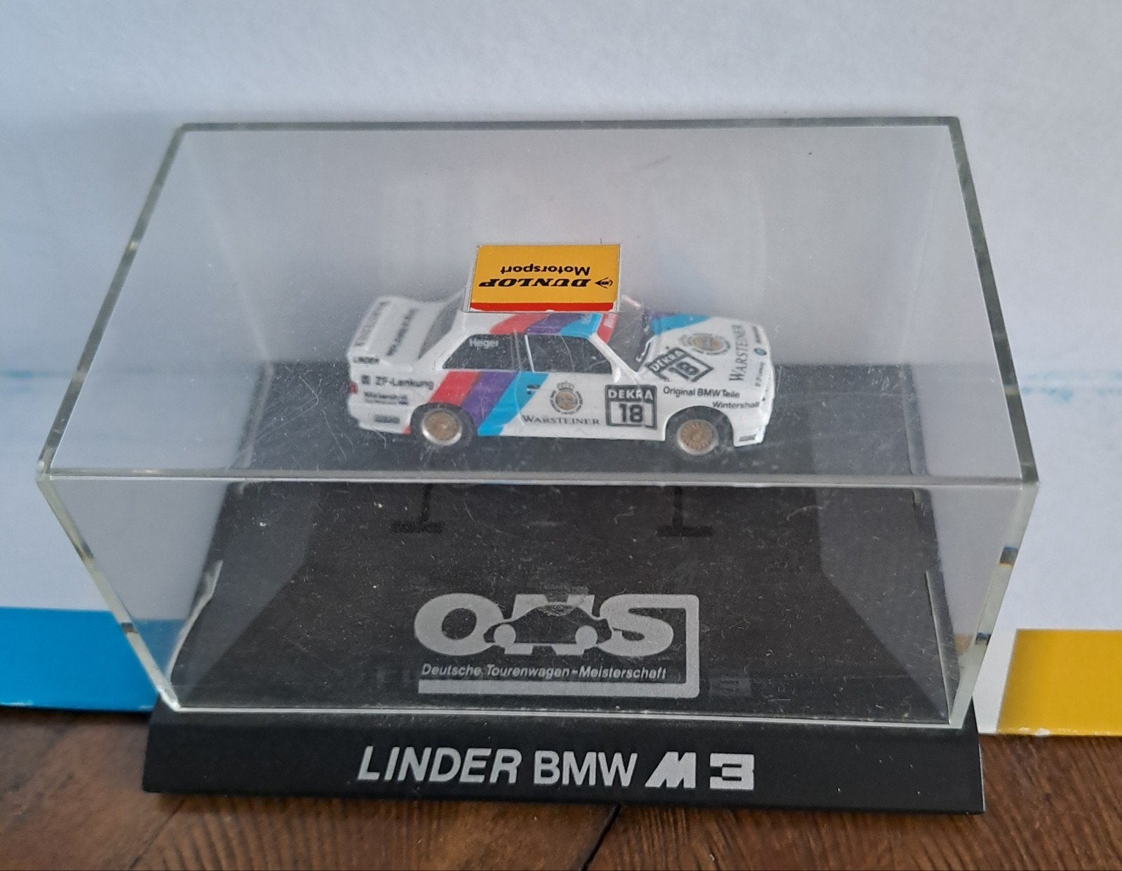 Linder BMW M3 DTM Modelauto - Schaalmodel, Ophalen of Verzenden, Zo goed als nieuw, Auto, Overige merken