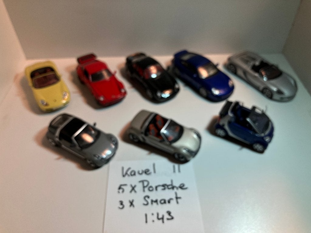 Verzameling van 8 x 1/43 Model auto's, Hobby en Vrije tijd, Modelauto's | 1:43, Ophalen of Verzenden, Zo goed als nieuw, Auto