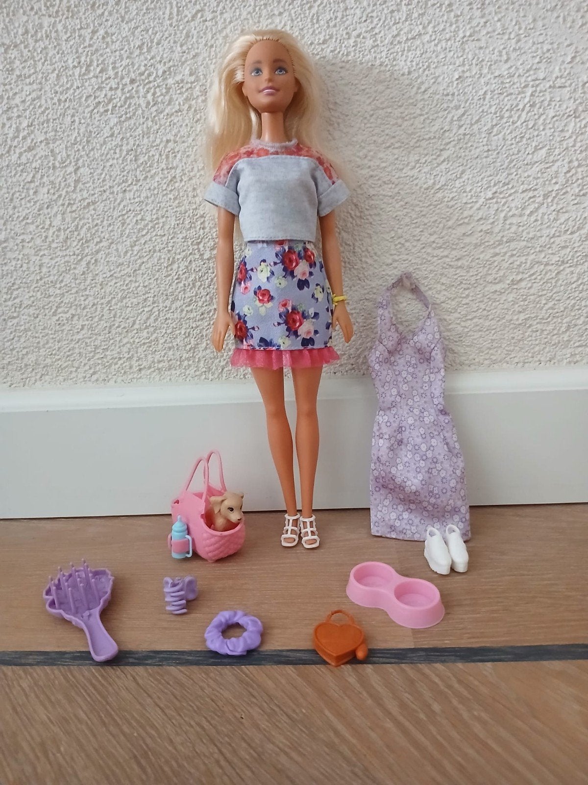 Barbie Mattel pop met mooie baljurk, Ophalen of Verzenden, Gebruikt, Barbie