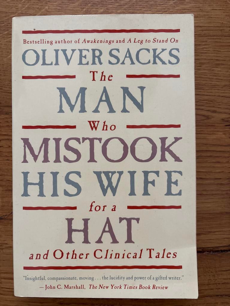The Man who mistook his wife for a hat Oliver Sacks, Ophalen of Verzenden, Gelezen, Amerika