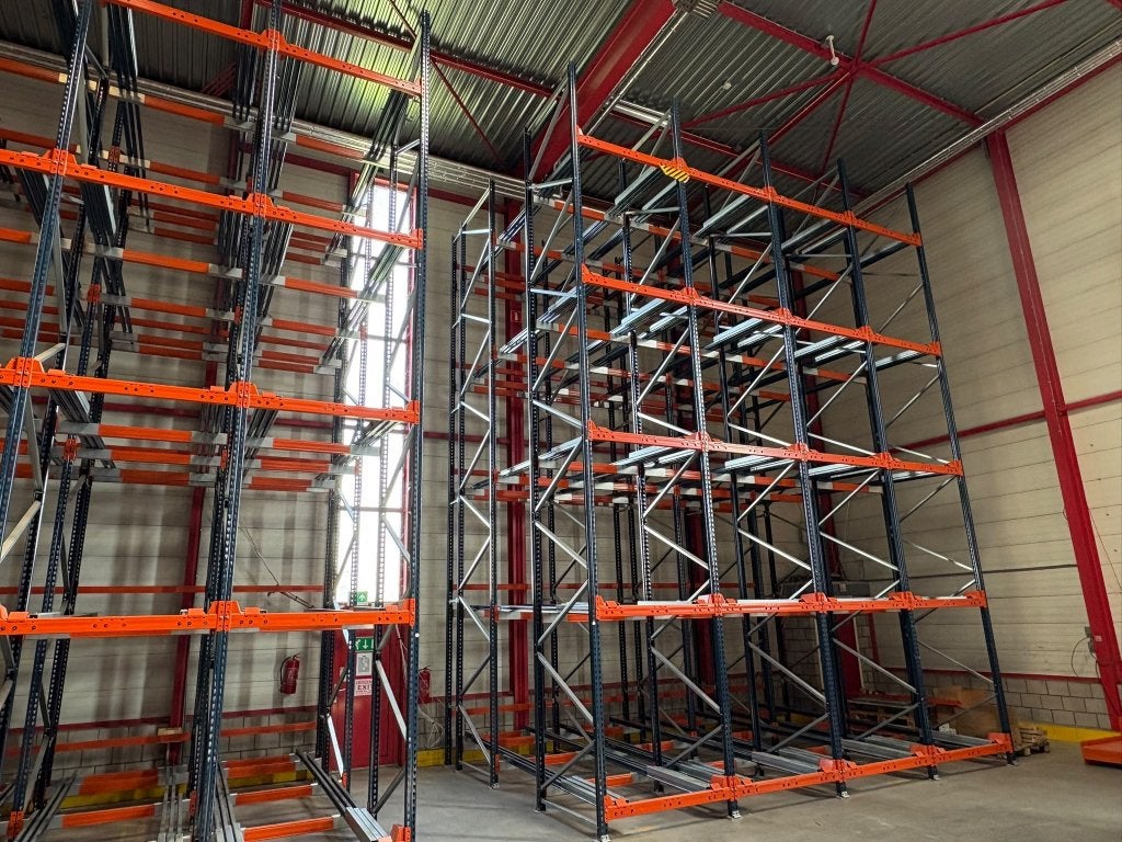 Mecalux Pushback Palletstelling - 640 Palletplaatsen, Ophalen of Verzenden