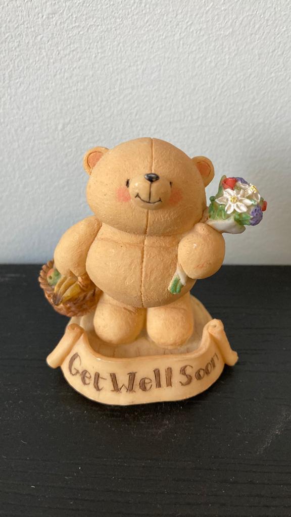 Get well soon - Forever Friends beertje, Ophalen of Verzenden, Zo goed als nieuw, Beeldje, Forever Friends