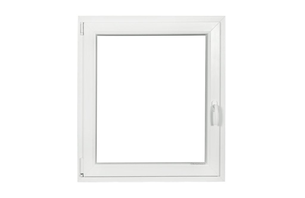 Kunststof Kozijn Draaikiep  B90 H110cm Mat Zwart, Niet ingevuld, Kunststof, Raamkozijn, Niet ingevuld