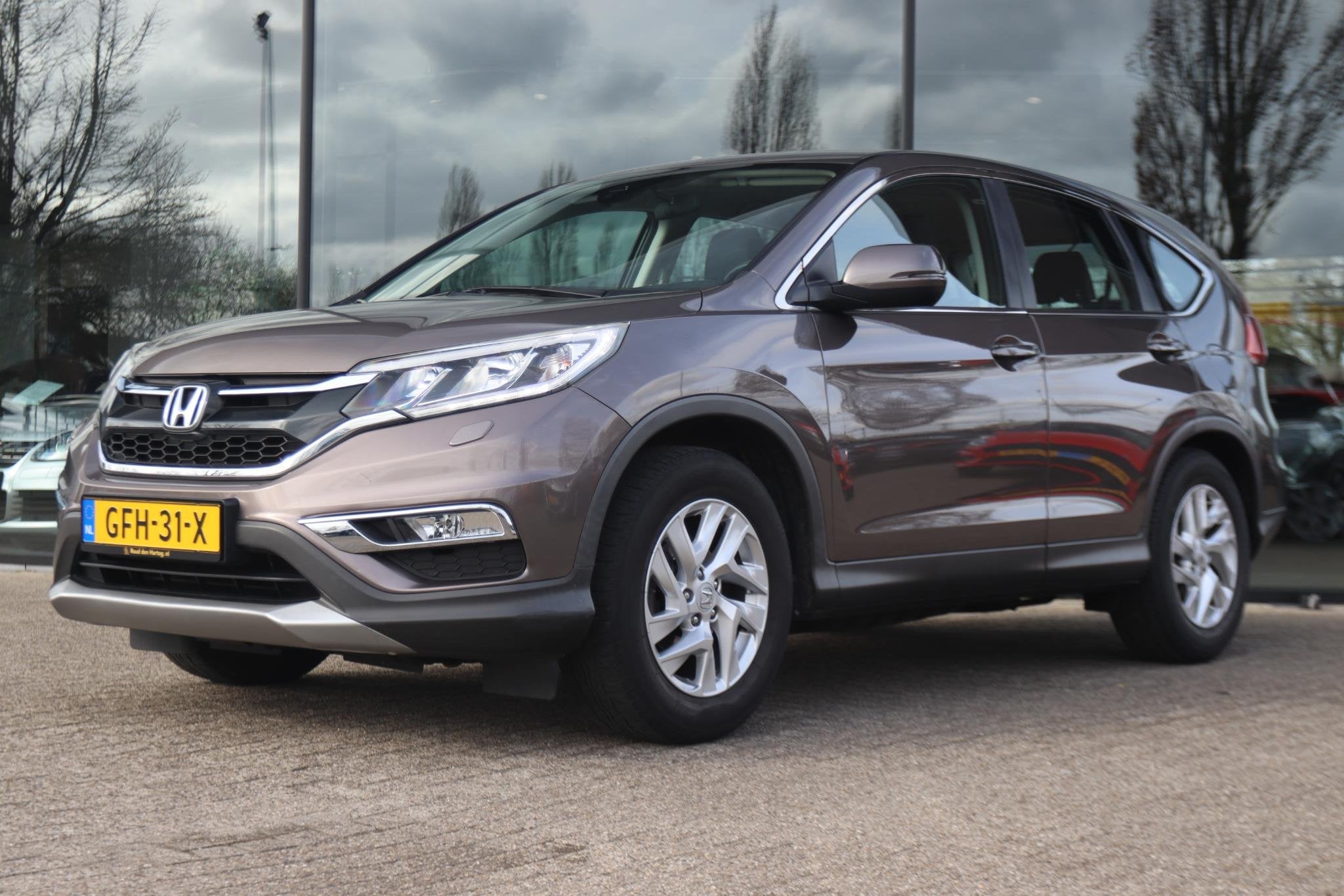 HONDA CR-V 2.0 ELEGANCE | TREKHAAK | LEDER | STOELVERW. | CR, Auto's, Voorwielaandrijving, Stof, Gebruikt, Euro 6