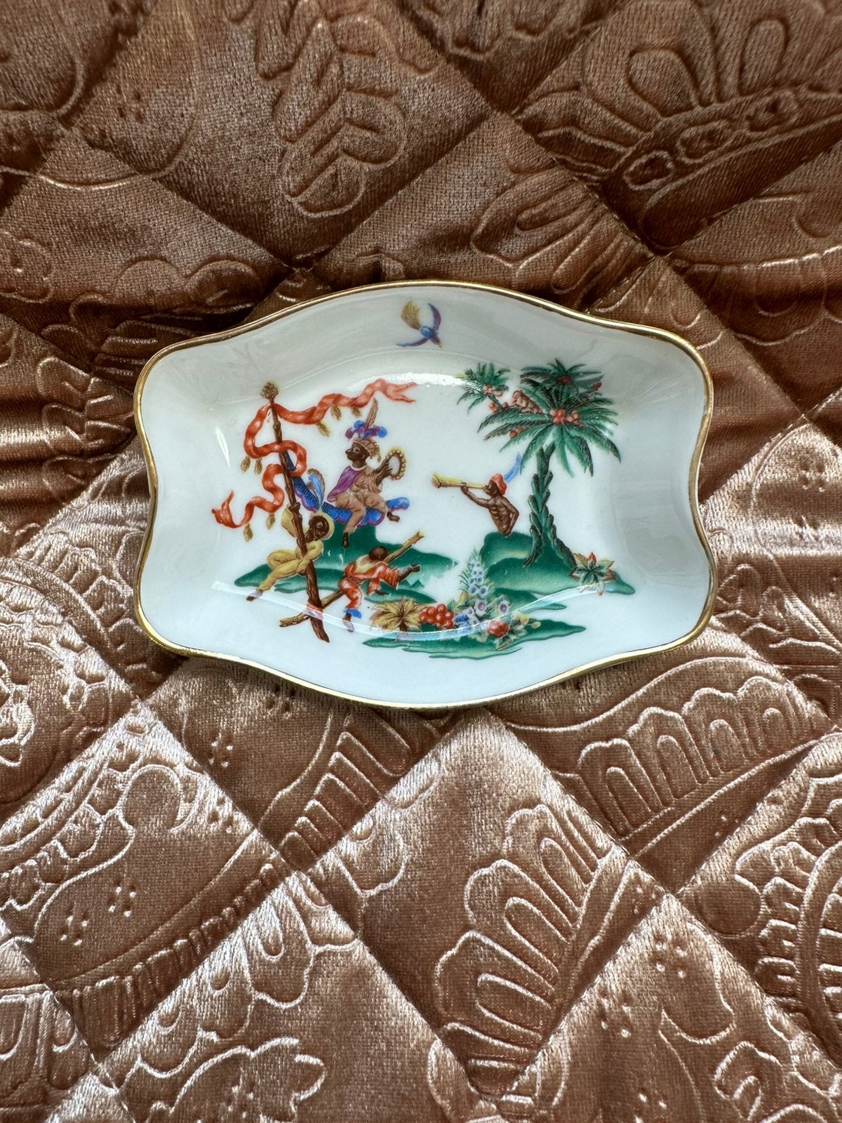 antieke schaal van Porcelaine de Paris, Ophalen of Verzenden
